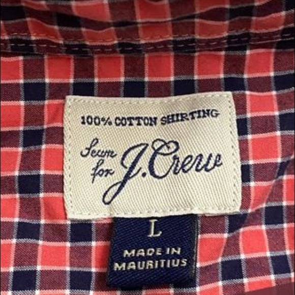 J crew shirt plaid short sleeve button down - Picture 9 of 9